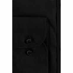 Van Heusen Long Sleeve Poly Cotton Shirt Black