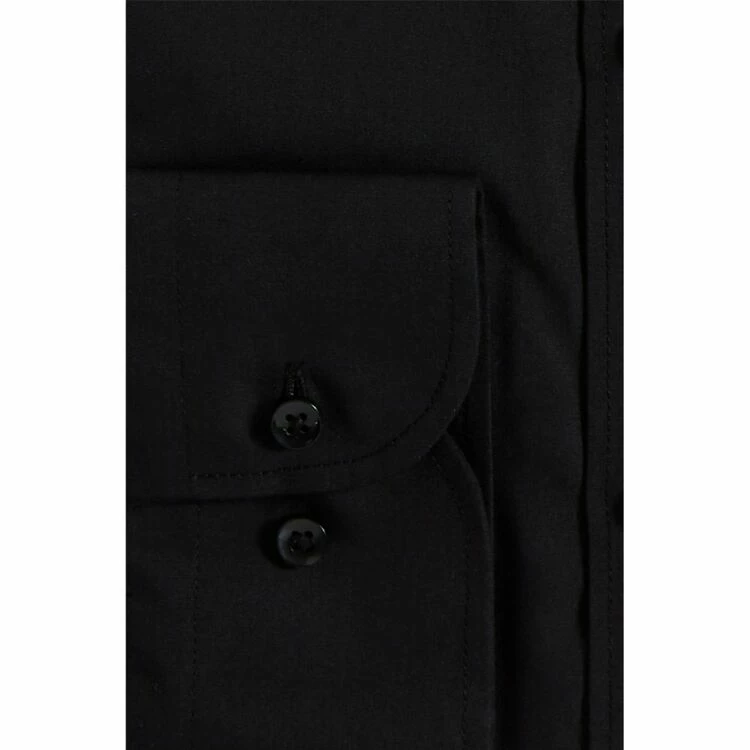 Van Heusen Long Sleeve Poly Cotton Shirt Black