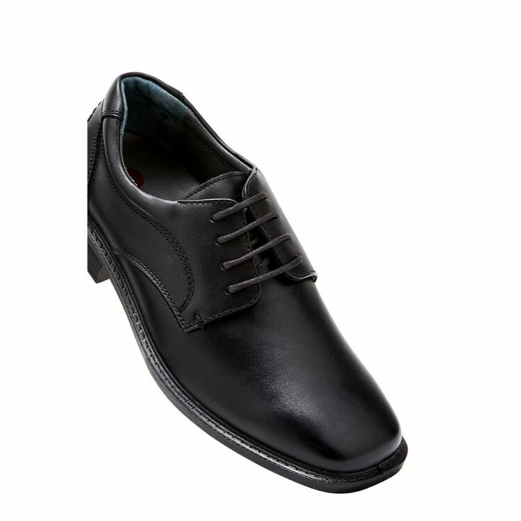 Hush Puppies Tactics Wide Leather Lace Up Business Shoes Black
