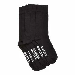 Bonds Oxford Crew Socks 3 Pack Black