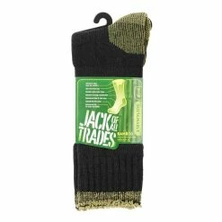 Jack Of All Trades Bamboo Outdoor Socks Black