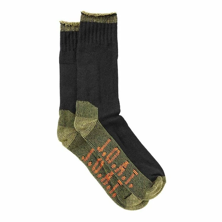 Jack Of All Trades Bamboo Outdoor Socks Black - Image 2