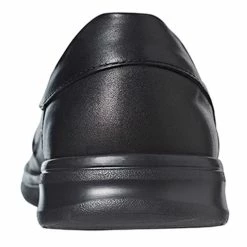 Slatters Ashford Leather Gusset Slip On Business Shoes Black