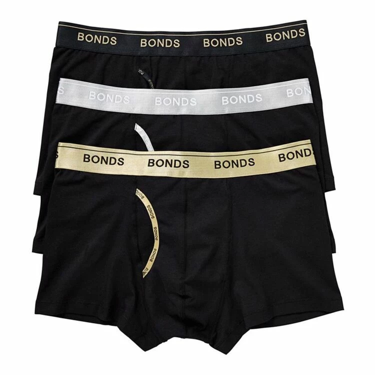 Bonds Guyfront Trunk 3 Pack Black
