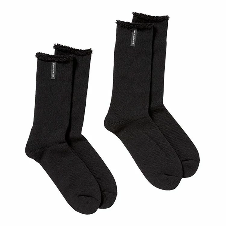 Explorer Original Wool Socks 2 Pack Black