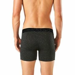 Mitch Dowd Heather Everyday Active Long Leg Trunk Men's Underwear Black Blk Small