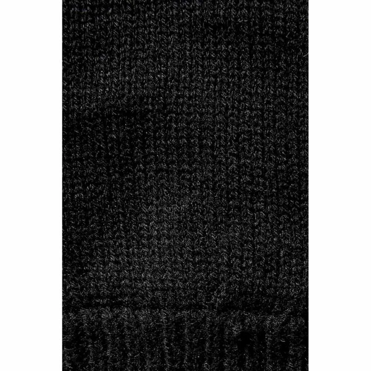 Dents Thinsulate Lined Knit Gloves Black