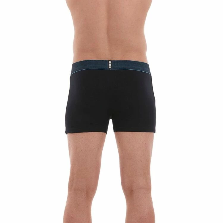 Tradie Black Men's Cotton Fly Front Trunk 3 Pack Black - Image 6