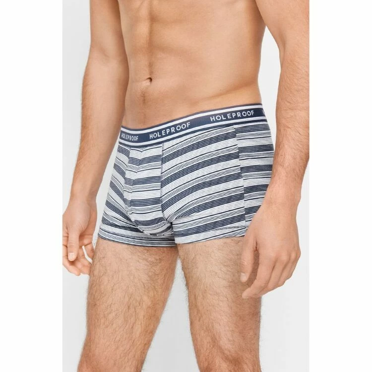 Holeproof Stripe Trunk 2 Pack Black Grey - Image 7