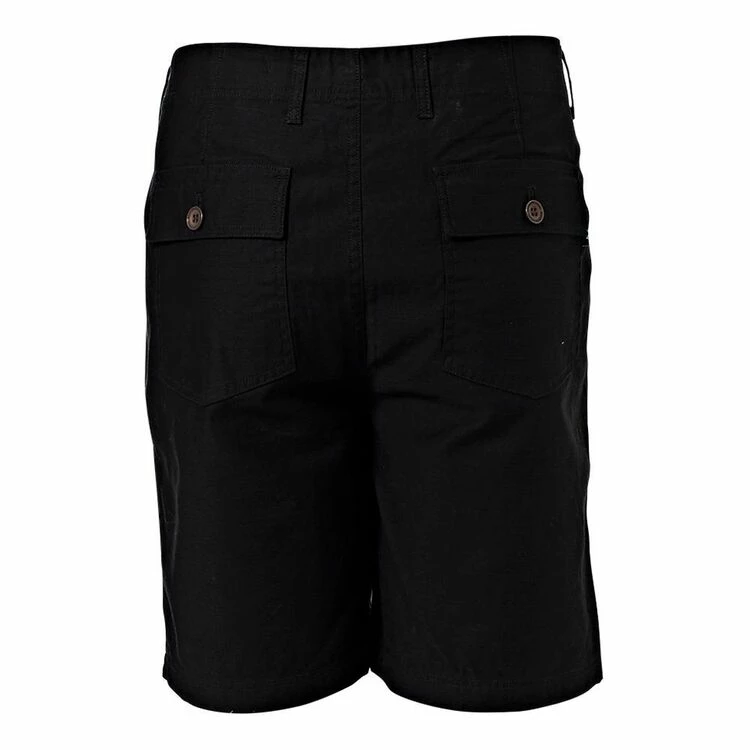 Bronson Casual Men's Eildon Cotton Utility Shorts Black 40