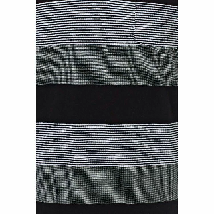 Bronson Casual Men's Acton Cotton Pique Polo Black