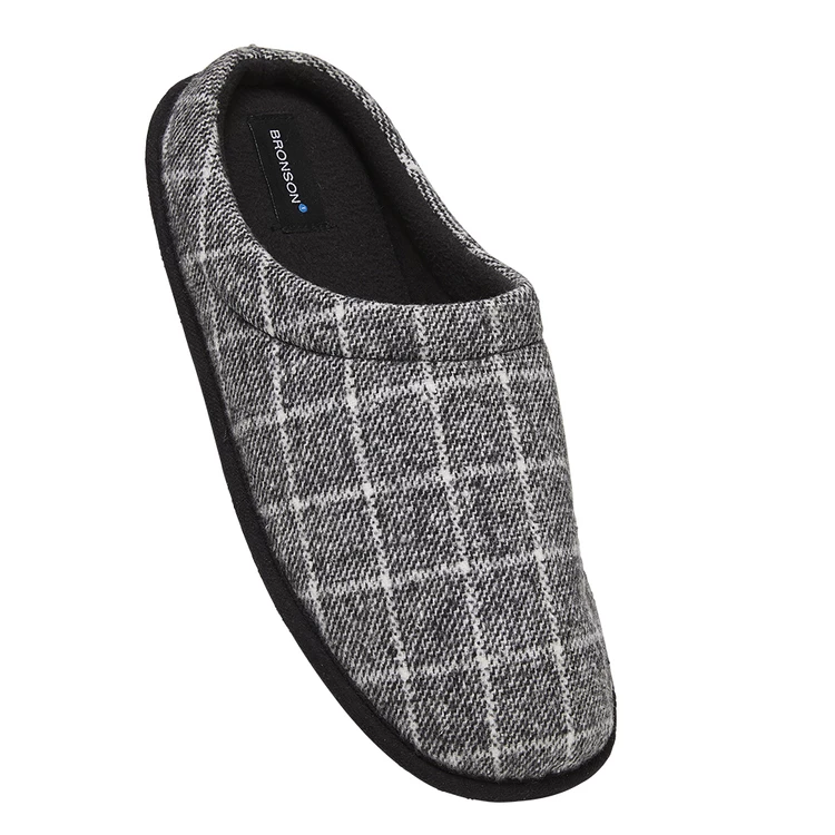 Bronson Aaron Men's Slipper Gift Box Check