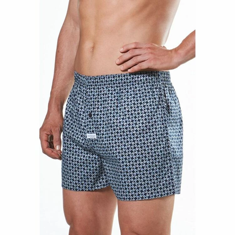 Mitch Dowd Samurai Geo Soft Wash Boxer Men's Underwear Navy - Image 2