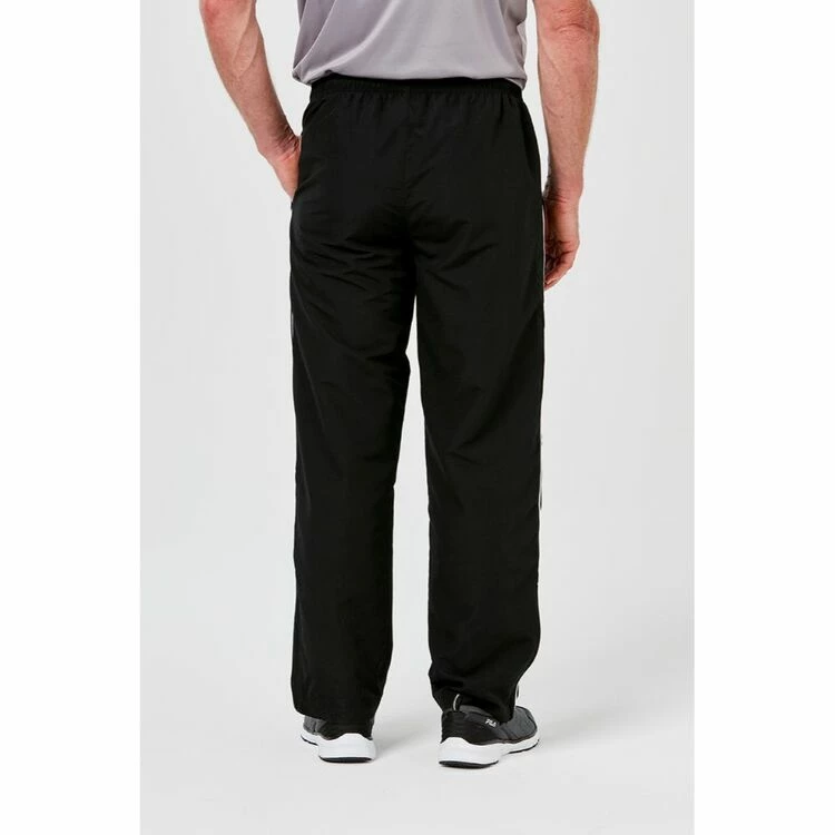 Diadora Core Peached Microfibre Trackpant Black White - Image 2