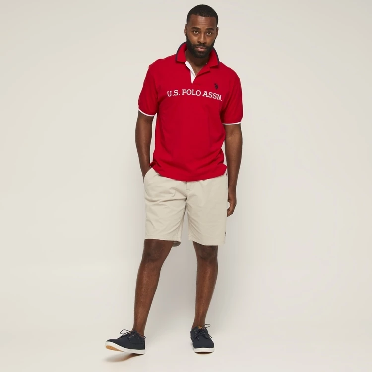 U.S. Polo Assn. Elastic Waist Bermuda Shorts Khaki - Image 2