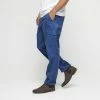 Bronson Casual Alton Comfort Waist Stretch Twill Cargo Pants Navy