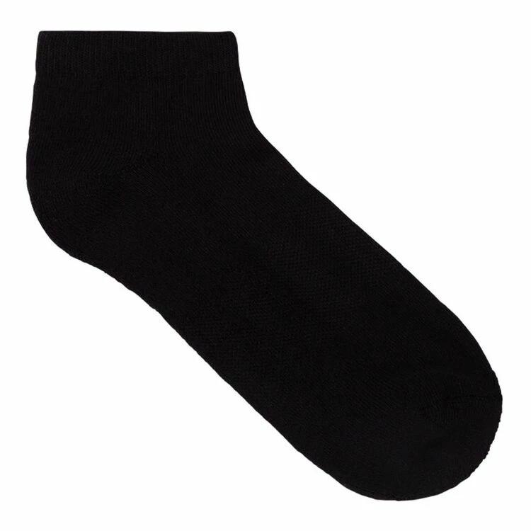 Underworks Eco Friendly Bamboo Sport Low Cut Socks 3 Pack Black