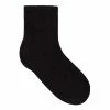 Underworks Eco Friendly Bamboo Sport Quarter Crew Socks 3 Pack Black