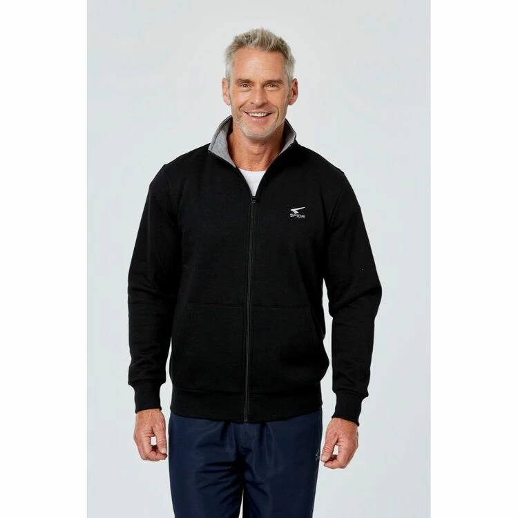 Sfida Zander Stand Collar Fleece Jacket Black Small - Image 4