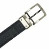 Van Heusen Pin Buckle Stitched Edge Rev Belt Black & Tan