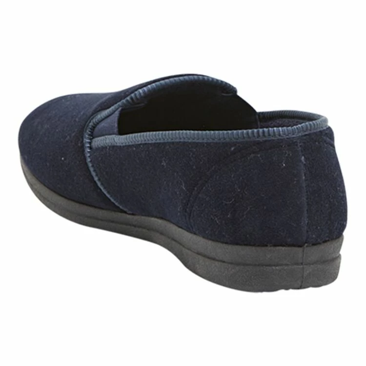 Grosby Percy Men's Slip On Slippers Navy - Image 3