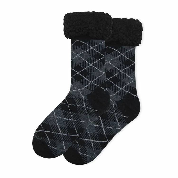 Underworks Heat Bod Sherpa Crew Black Mix - Image 2