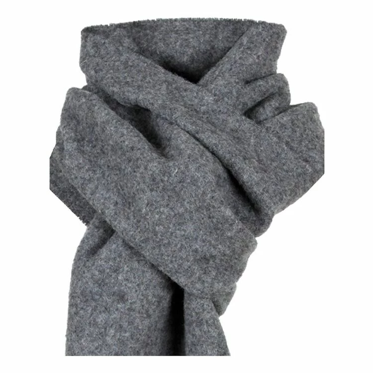 Dents Pure Lambswool Scarf Charcoal