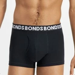 Bonds Everyday Trunk 3 Pack Black