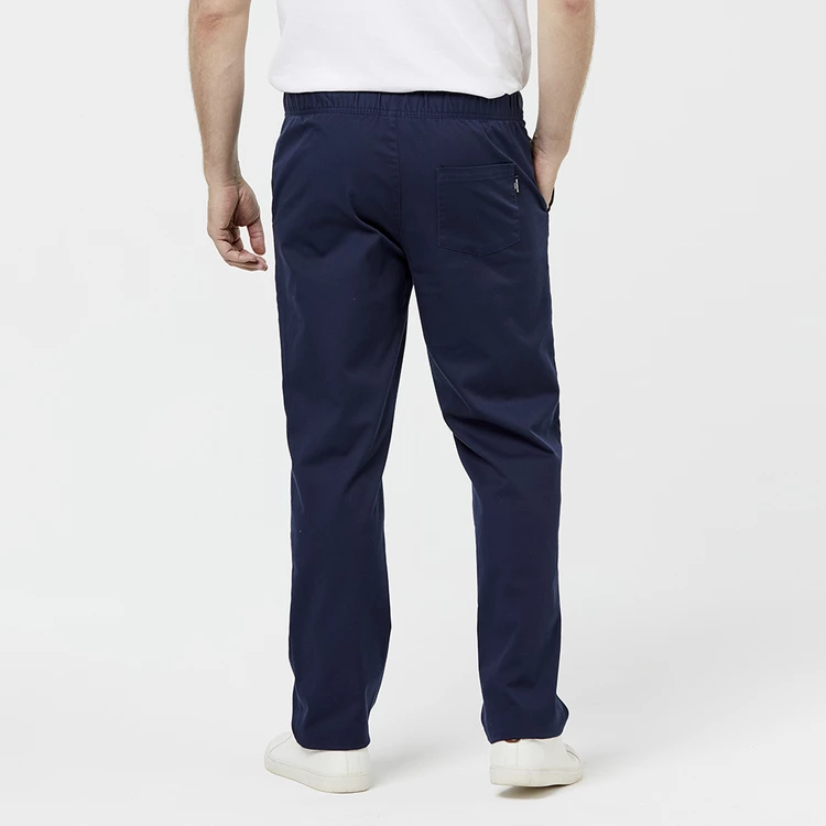 Bronson Casual Mosman Elastic Waist Chino Pants With Drawstring Navy XX Large - Image 2
