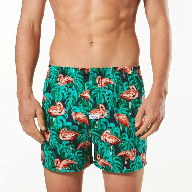 Mitch Dowd Flamingo Pools Boxer Navy Medium - Image 3