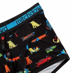 Mitch Dowd Cartoon Dogs Trunk Black X Large