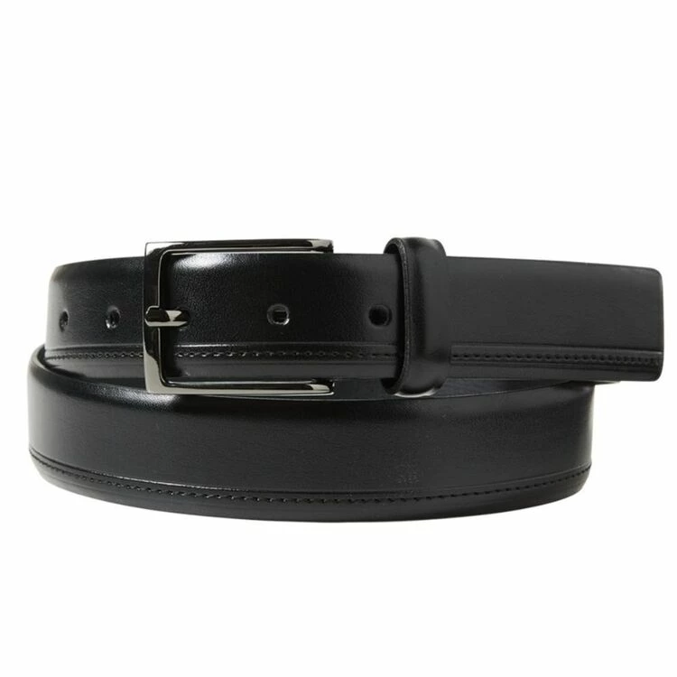 Harris 1849 32mm Profile Belt With Stitch Detail Black