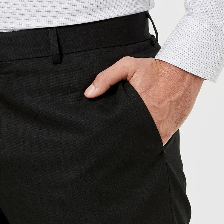 Van Heusen Tailored Fit Nailhead 2091 Business Trouser Black