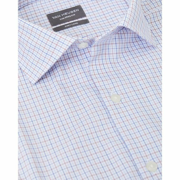 Van Heusen Tailored Fit Check Long Sleeve Shirt