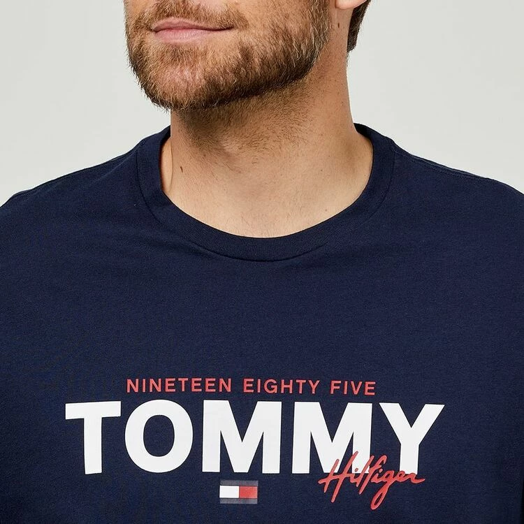 Tommy Hilfiger Tommy Signature Short Sleeve Tee Dark Navy