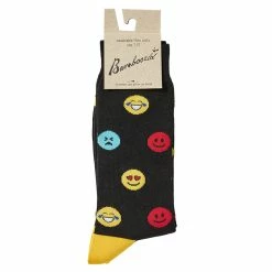 Bamboozld Bamboo Emoji Socks Black 7 - 11