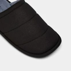 Bronson Arlo Scuff Slipper Black