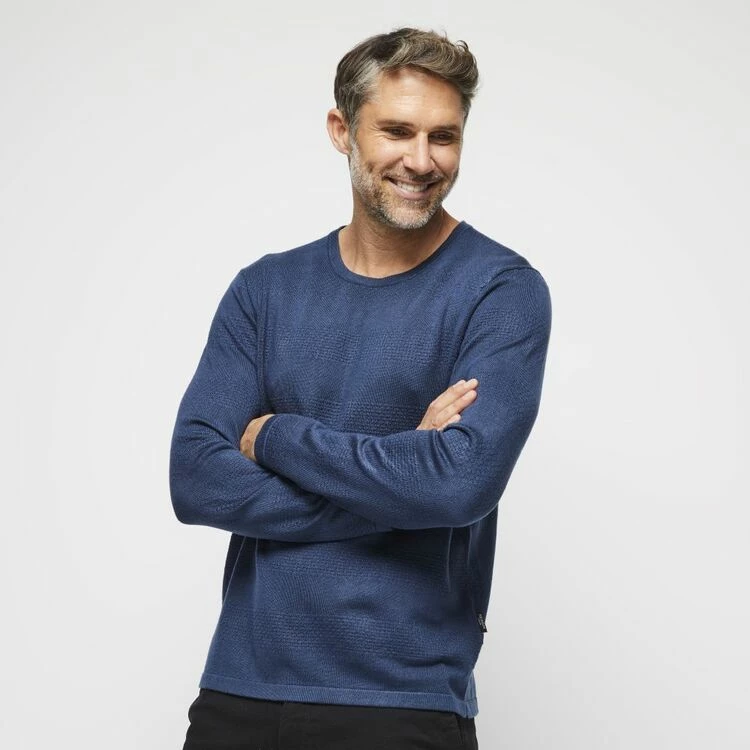 Bronson Casual Surrey Textured Stripe Knit Denim - Image 5