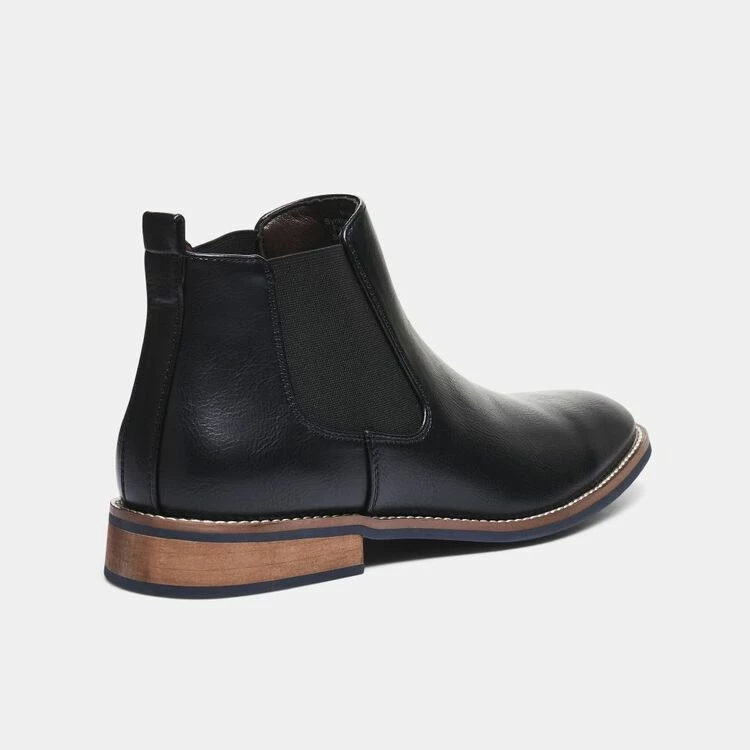 Bronson Miles Gusset Chelsea Boot Black - Image 2