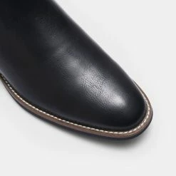 Bronson Miles Gusset Chelsea Boot Black