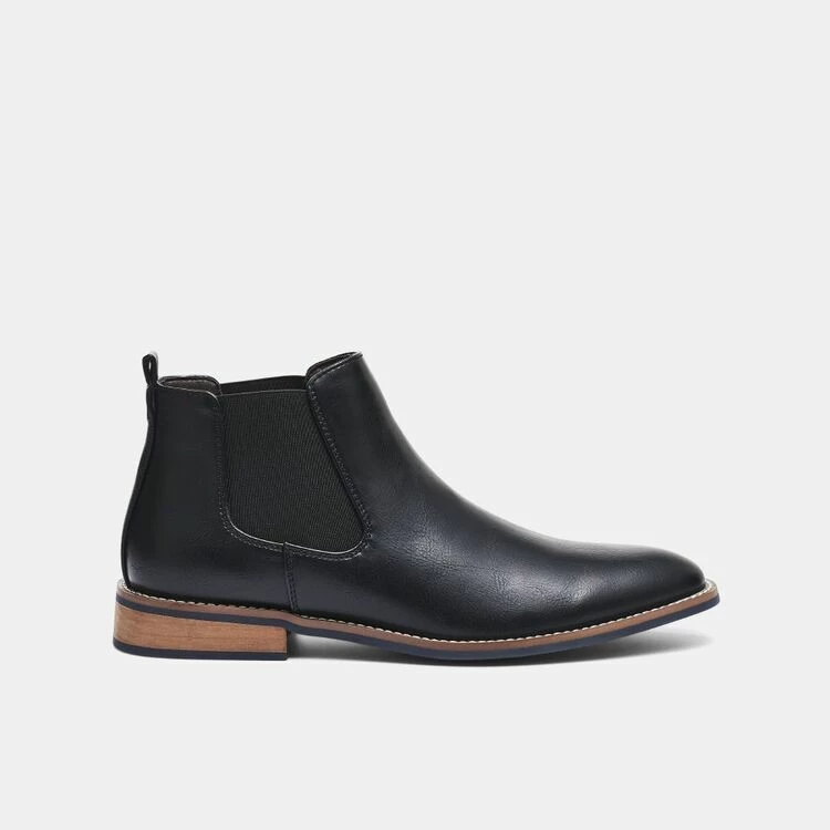 Bronson Miles Gusset Chelsea Boot Black - Image 4