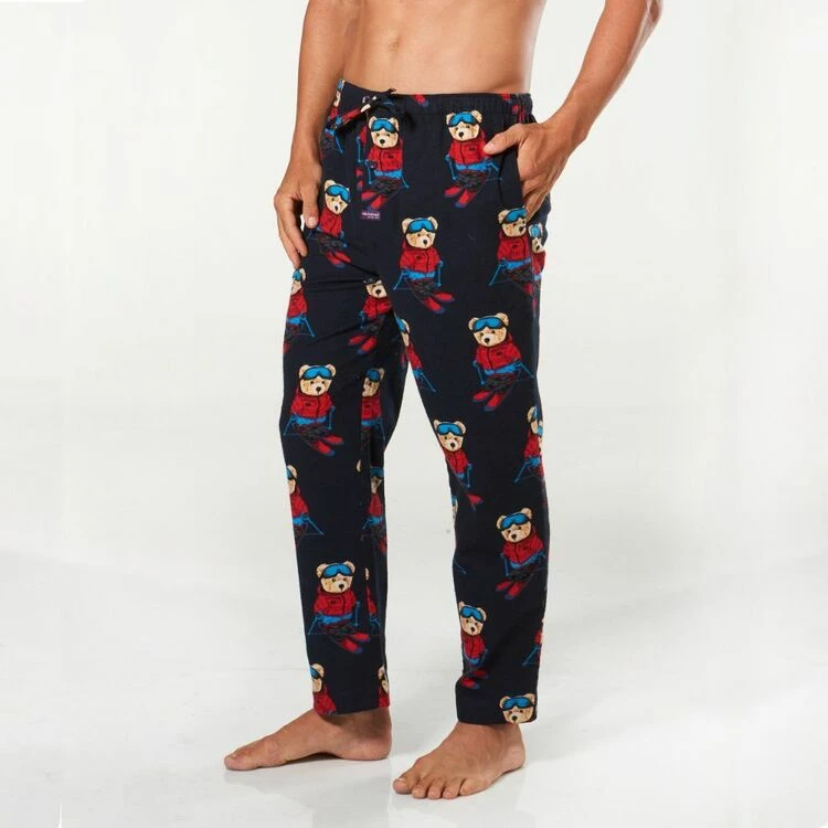 Mitch Dowd Flannel Sleep Pant Navy - Image 3