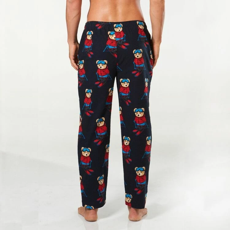 Mitch Dowd Flannel Sleep Pant Navy - Image 2