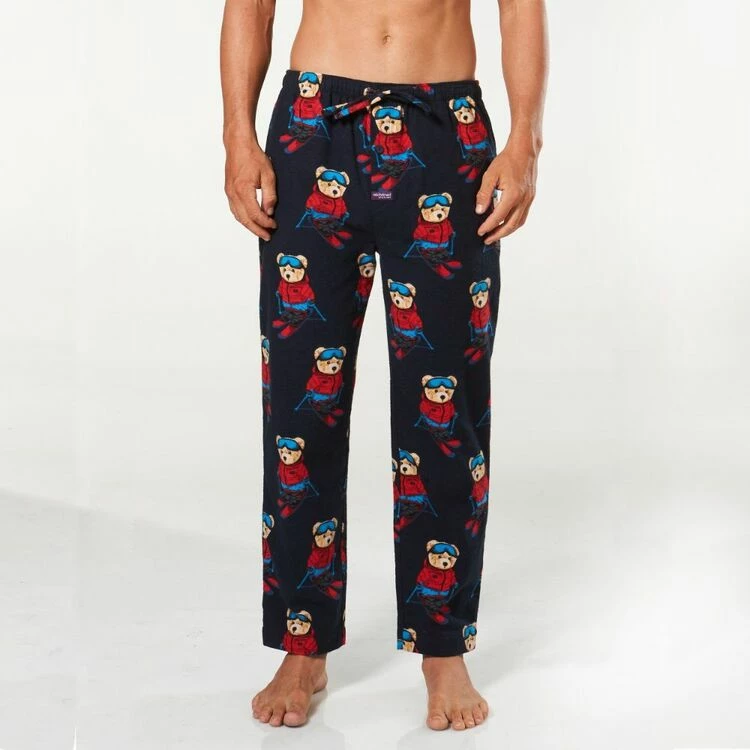 Mitch Dowd Flannel Sleep Pant Navy - Image 4