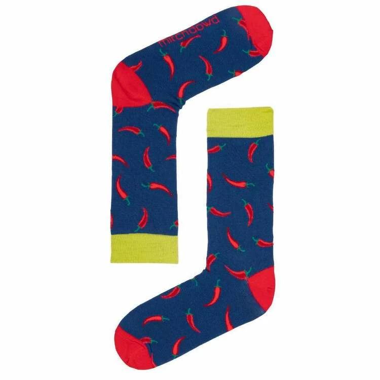Mitch Dowd Hot Sauce & Chillies Sock 2 Pack Blue 8 - 13 - Image 3
