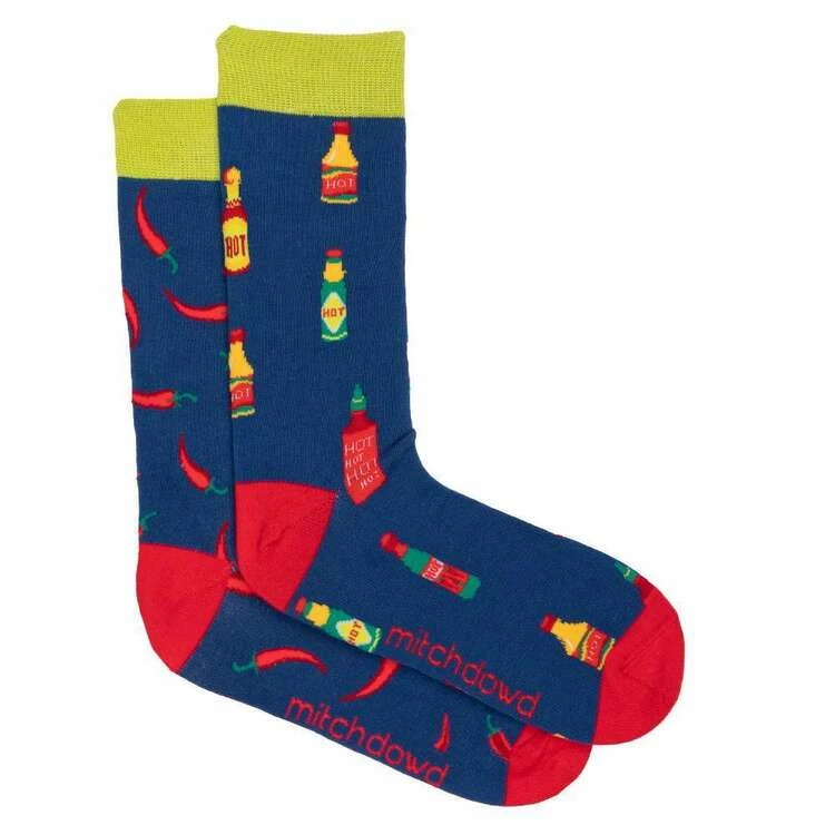 Mitch Dowd Hot Sauce & Chillies Sock 2 Pack Blue 8 - 13 - Image 2