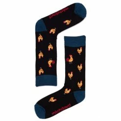 Mitch Dowd Lucky Rooster Wool Socks Black 8 - 13