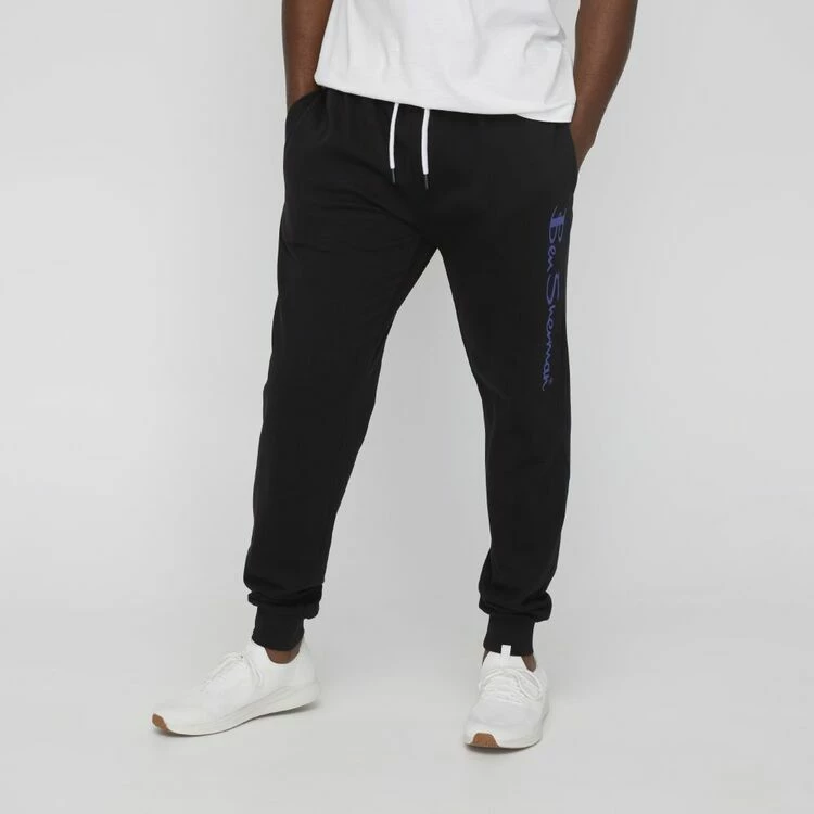 Ben Sherman Large Logo Print Black Jogger Black Large