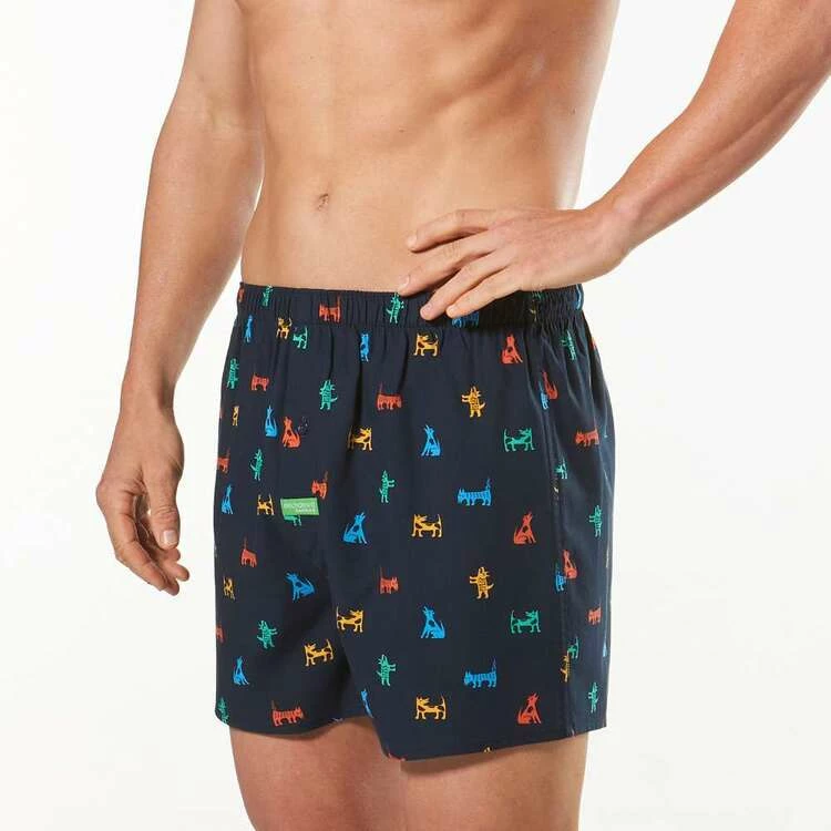 Mitch Dowd Dog Gone Bad Bamboo Woven Boxer Navy - Image 2