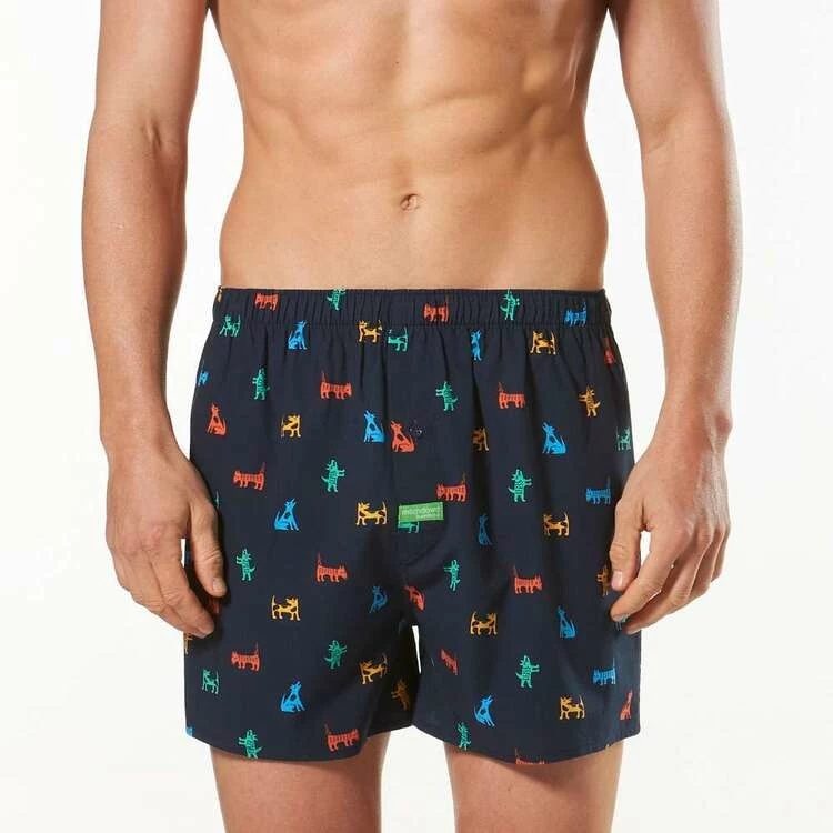 Mitch Dowd Dog Gone Bad Bamboo Woven Boxer Navy - Image 3